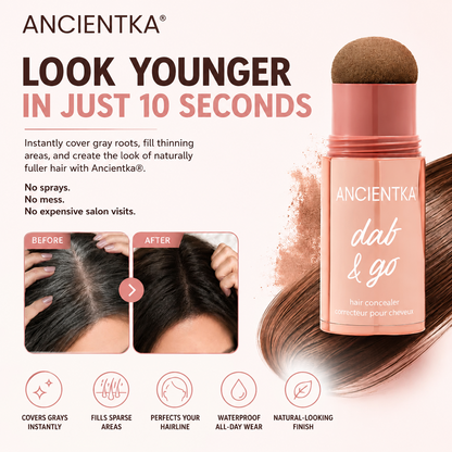 Ancientka 10-Second Hair Concealer  Cover Grays • Fill Thin Areas • Perfect Your Hairline