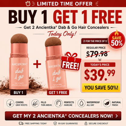 Ancientka 10-Second Hair Concealer  Cover Grays • Fill Thin Areas • Perfect Your Hairline