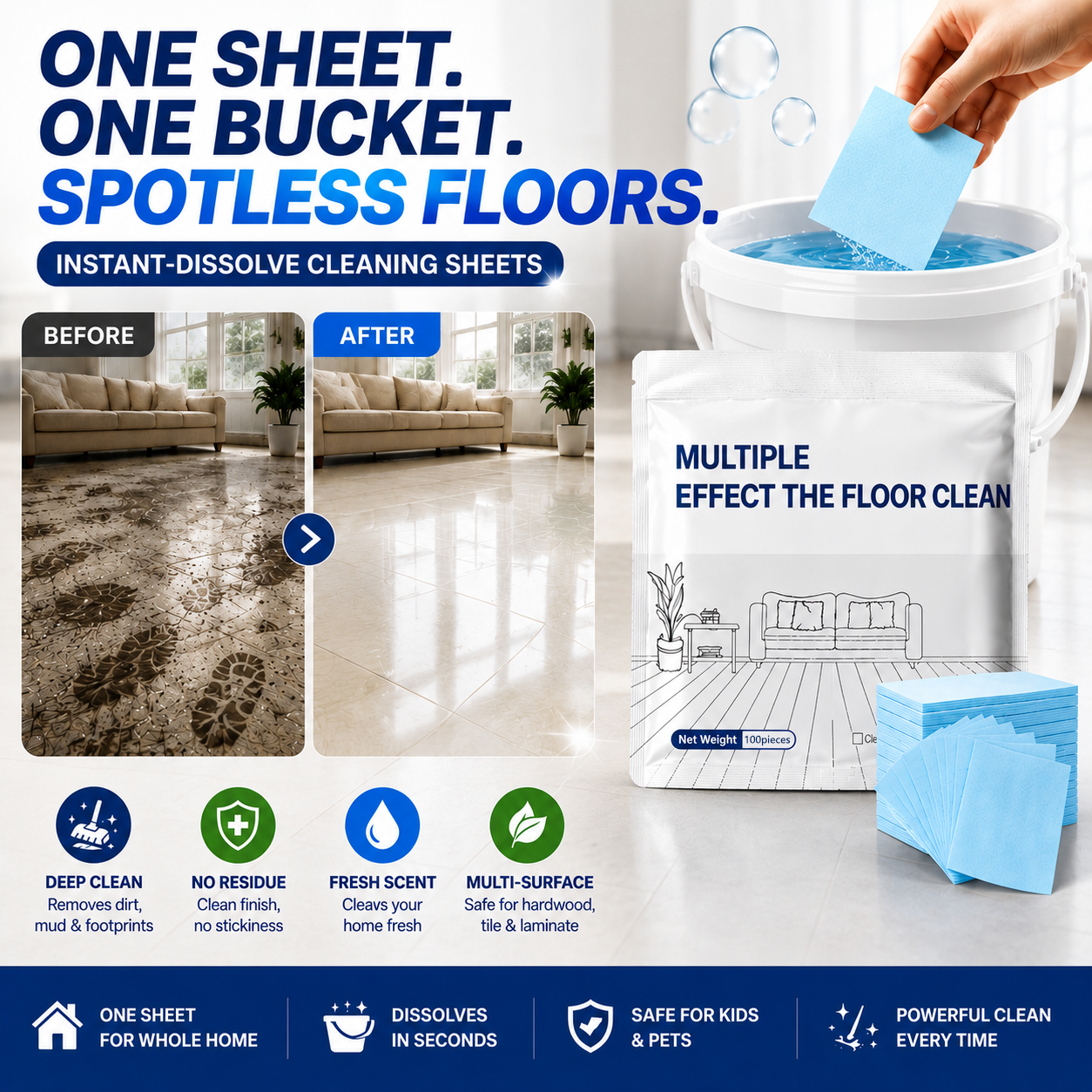 Floor Cleaning Wipes