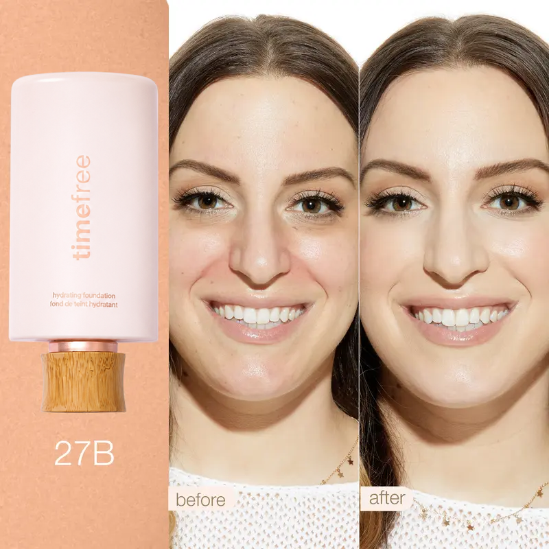 TIMEFREE HYDRATING FULL COVERAGE SERUM FOUNDATION + FREE BRUSH
