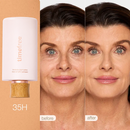 TIMEFREE HYDRATING FULL COVERAGE SERUM FOUNDATION + FREE BRUSH