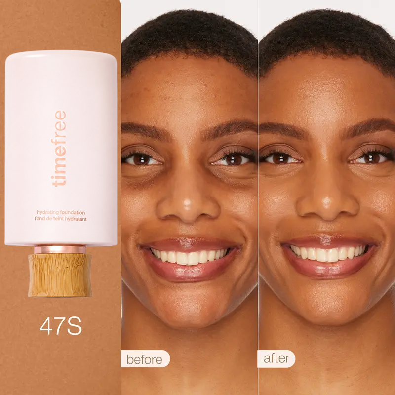 TIMEFREE HYDRATING FULL COVERAGE SERUM FOUNDATION + FREE BRUSH