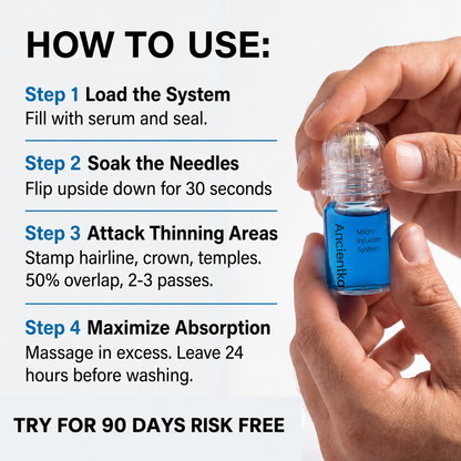 Micro-Infusion Peptide System For Hair Regrowth.